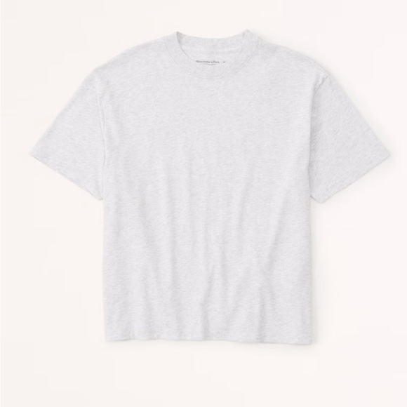 Abercrombie & Fitch Essentials Easy Tee in Gray. Size Small - Picture 1 of 4